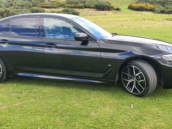 BMW 5-Series Saloon, Petrol Plug-in Hybrid, 2021, Black
