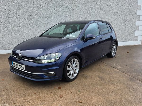 Volkswagen Golf Hatchback, Diesel, 2017, Blue