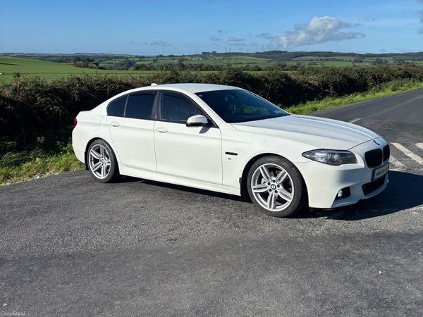 BMW 5-Series Saloon, Diesel, 2014, White