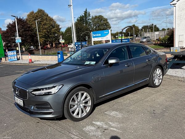 Volvo S90 Saloon, Petrol Plug-in Hybrid, 2019, Grey