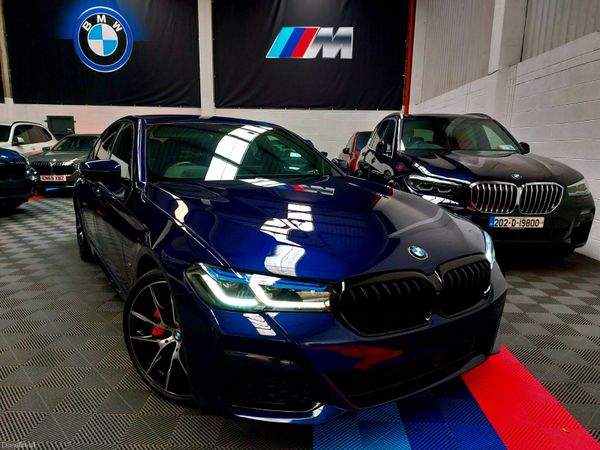 BMW 5-Series Saloon, Petrol Plug-in Hybrid, 2020, Blue