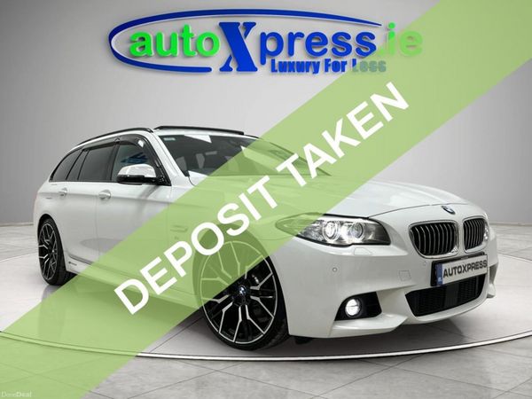 BMW 5-Series Estate, Diesel, 2016, White