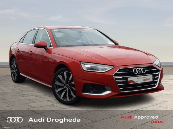 Audi A4 Saloon, Diesel, 2022, Red