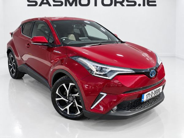 Toyota C-HR SUV, Petrol Hybrid, 2017, Red