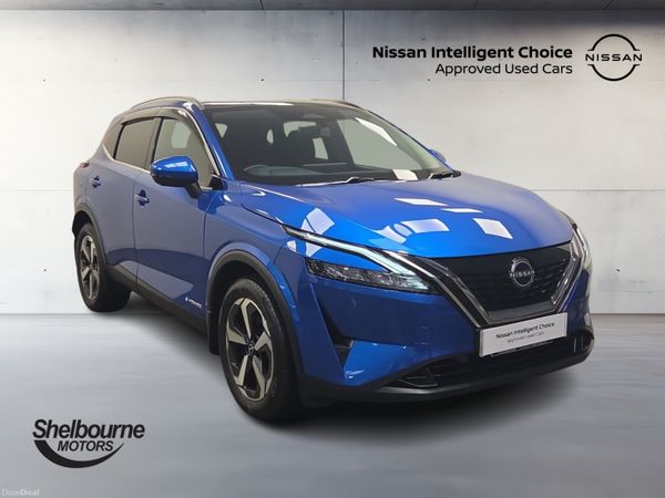 Nissan Qashqai Hatchback, Petrol Hybrid, 2024, Blue