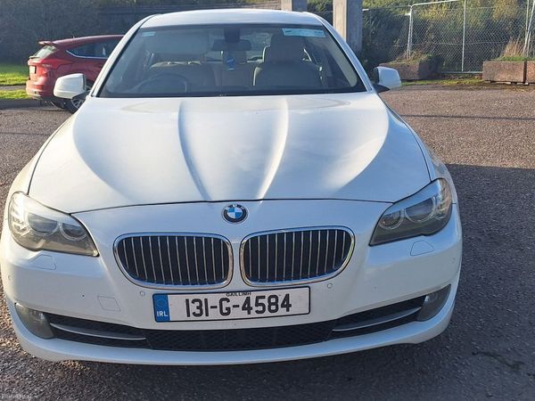 BMW 5-Series Saloon, Diesel, 2013, White