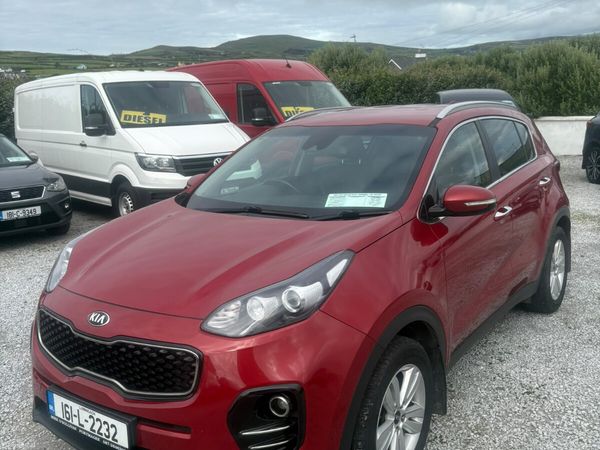 Kia Sportage SUV, Diesel, 2016, Red