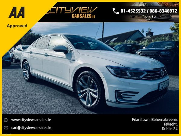 Volkswagen Passat Saloon, Petrol Plug-in Hybrid, 2017, White