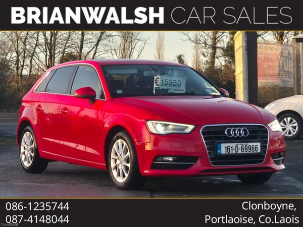 Audi A3 Hatchback, Petrol, 2016, Red