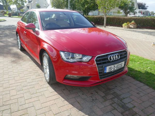 Audi A3 Saloon, Diesel, 2015, Red