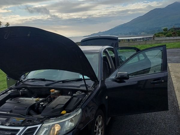 Saab 9-3 Saloon, Ethanol Petrol, 2008, Black