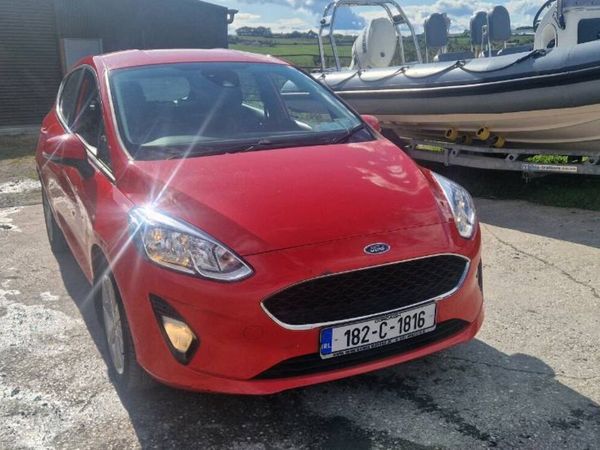 Ford Fiesta Hatchback, Petrol, 2018, Red