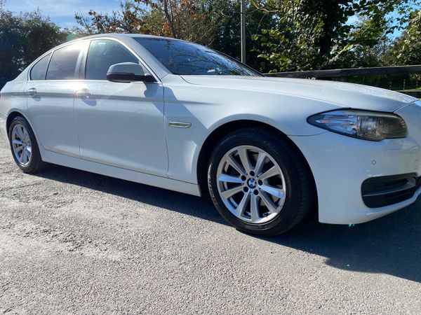 BMW 5-Series Saloon, Diesel, 2014, White