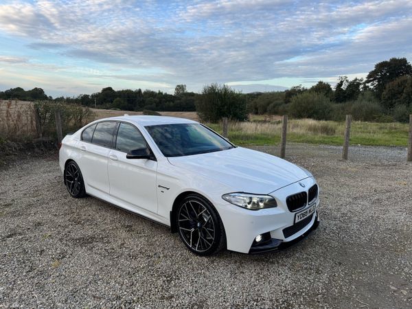BMW 5-Series Saloon, Diesel, 2015, White