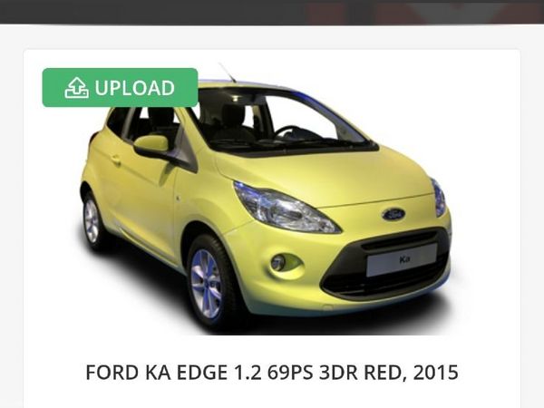 Ford KA Hatchback, Petrol, 2015, Red