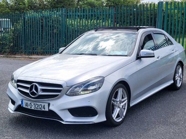 Mercedes-Benz E-Class Saloon, Diesel Hybrid, 2014, Silver