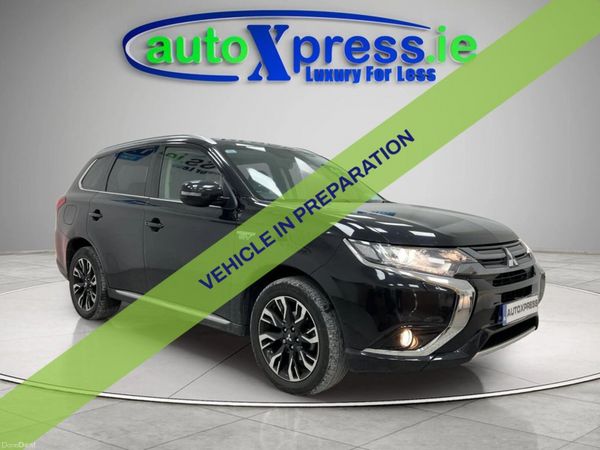 Mitsubishi Outlander SUV, Petrol Plug-in Hybrid, 2018, Black
