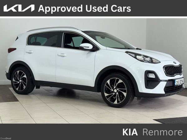 Kia Sportage MPV, Diesel Hybrid, 2021, White