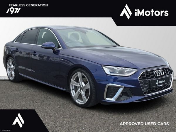 Audi A4 Saloon, Diesel, 2022, Blue