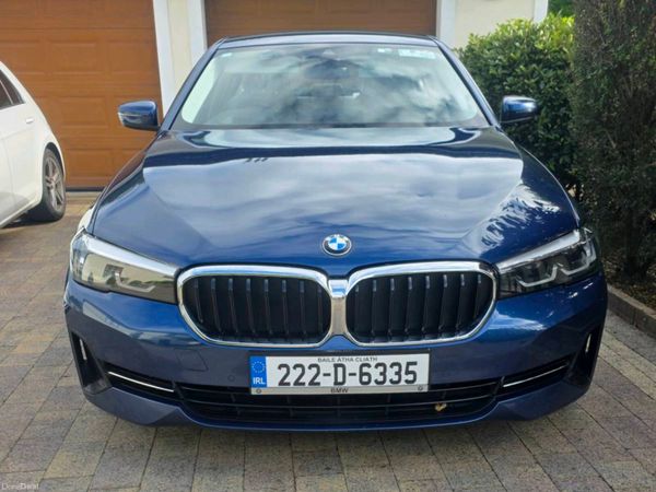 BMW 5-Series Saloon, Diesel, 2022, Blue