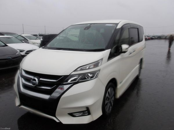 Nissan Serena MPV, Petrol Hybrid, 2017, White