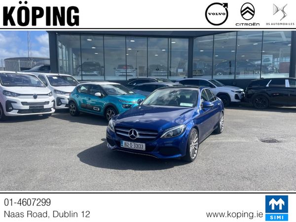 Mercedes-Benz C-Class Saloon, Petrol Plug-in Hybrid, 2016, Blue