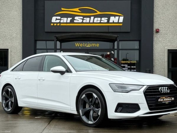 Audi A6 Saloon, Diesel Hybrid, 2022, White