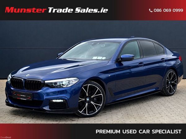 BMW 5-Series Saloon, Petrol, 2019, Blue