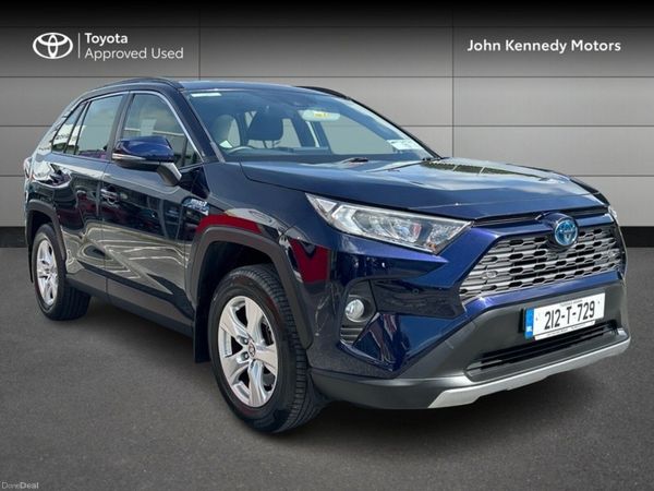Toyota RAV4 SUV, Petrol Hybrid, 2021, Blue