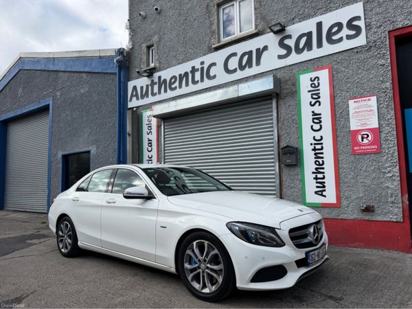 Mercedes-Benz C-Class Saloon, Petrol Plug-in Hybrid, 2016, White