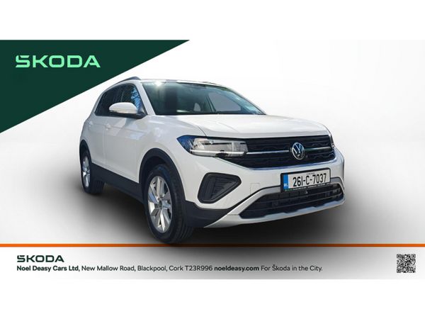 Volkswagen T-Cross SUV, Petrol, 2026, White