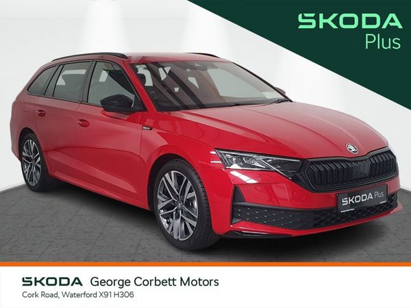 Skoda Octavia Estate, Diesel, 2025, Red