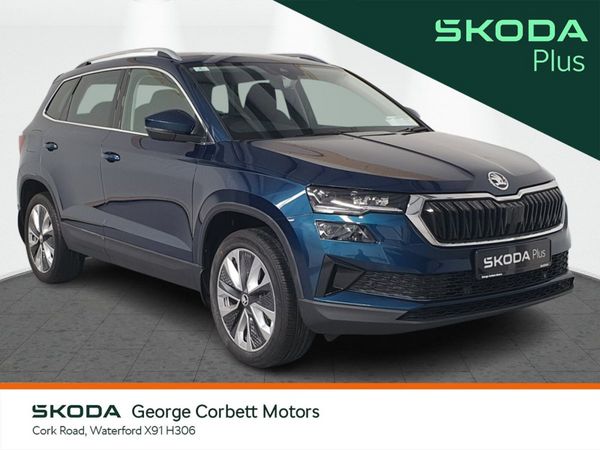 Skoda Karoq Estate, Petrol, 2024, Blue