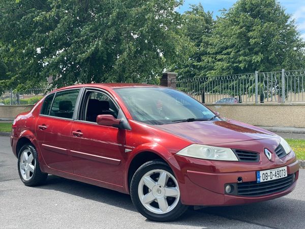 Renault Megane Saloon, Petrol, 2008, Red