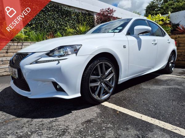 Lexus IS Saloon, Petrol Hybrid, 2015, White