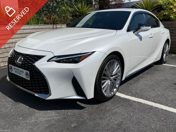 Lexus IS Saloon, Petrol Hybrid, 2023, White