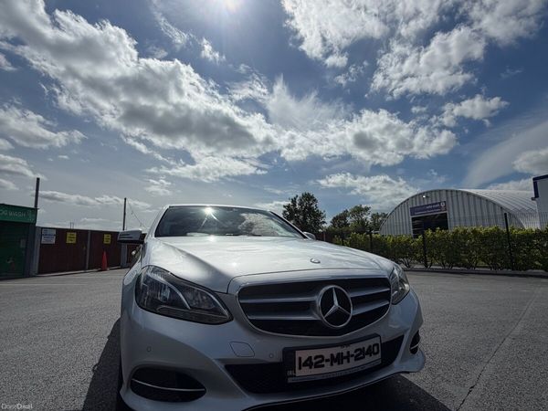 Mercedes-Benz E-Class Saloon, Diesel Hybrid, 2014, Silver