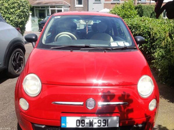Fiat 500 Hatchback, Petrol, 2009, Red