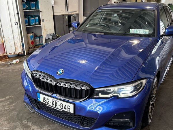 BMW 3-Series Saloon, Petrol Plug-in Hybrid, 2019, Blue