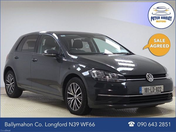 Volkswagen Golf Hatchback, Diesel, 2018, Grey