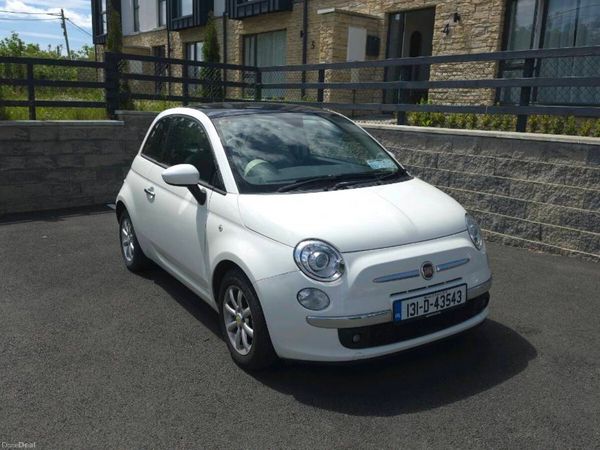 Fiat 500 Hatchback, Petrol, 2013, White