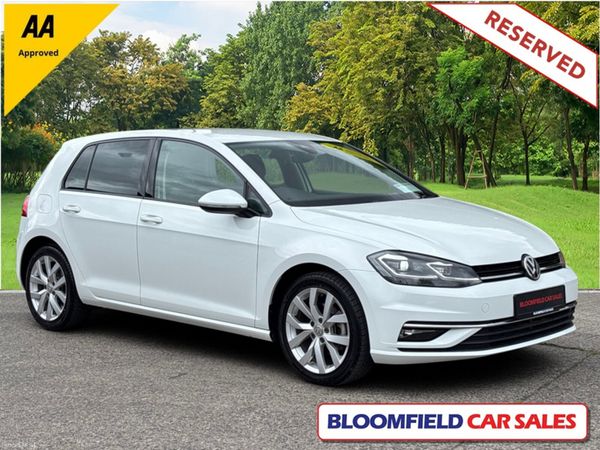 Volkswagen Golf Hatchback, Petrol, 2017, White