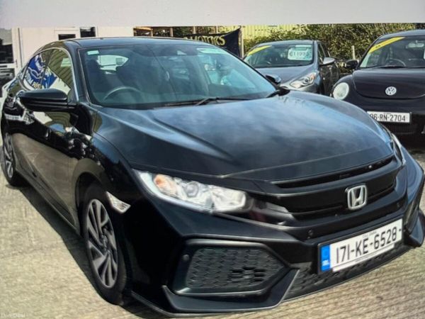 Honda Civic Hatchback, Petrol, 2017, Black