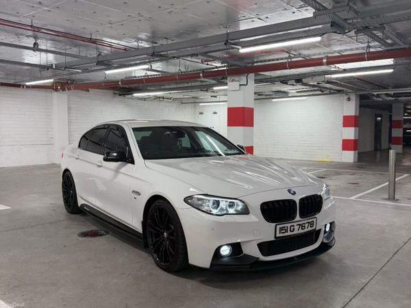 BMW 5-Series Saloon, Diesel, 2015, White