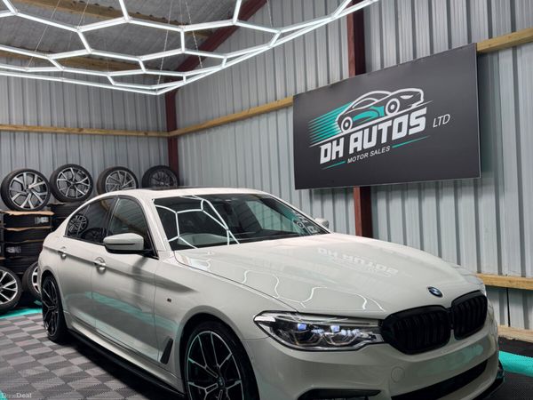BMW 5-Series Saloon, Diesel, 2017, White