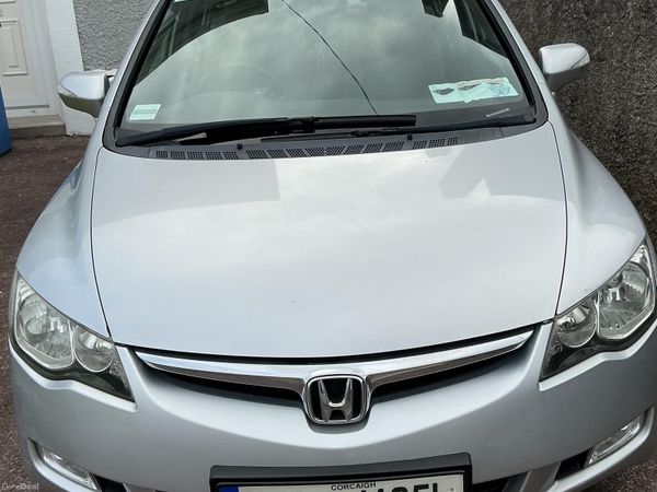 Honda Civic Saloon, Petrol Hybrid, 2008, Grey