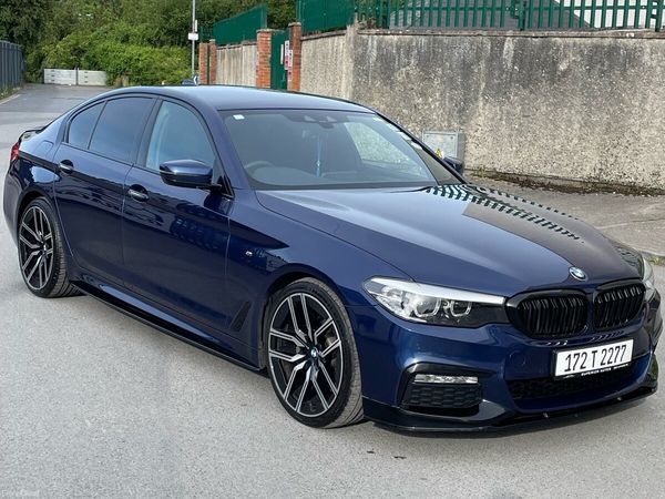 BMW 5-Series Saloon, Diesel, 2017, Blue
