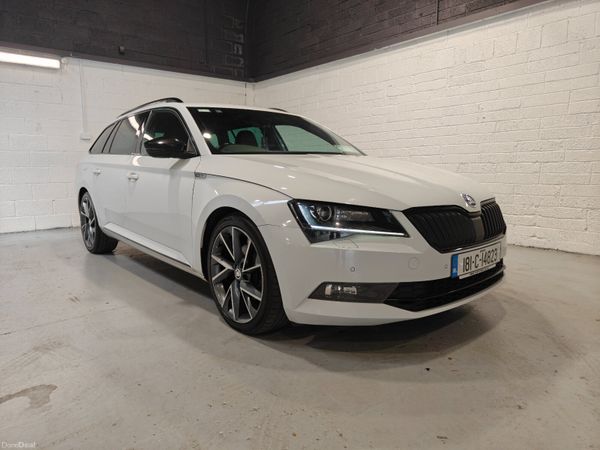 Skoda Superb Hatchback, Diesel, 2018, White
