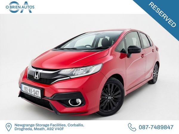 Honda Jazz Hatchback, Petrol, 2019, Red