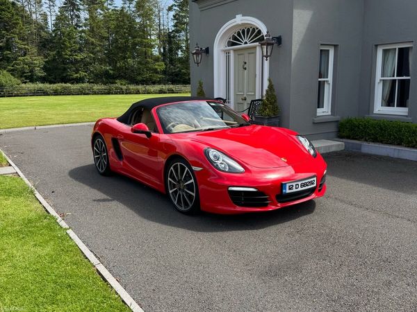 Porsche Boxster Convertible, Petrol, 2012, Red